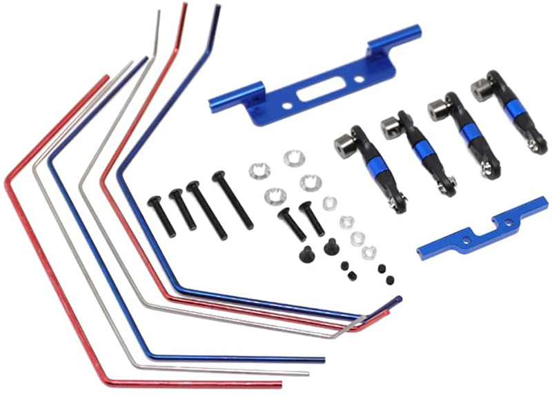 C31201 Front & Rear Anti Roll Stabilizer Sway Bar Kit for Traxxas 1/10 Slash 2WD - Image 1