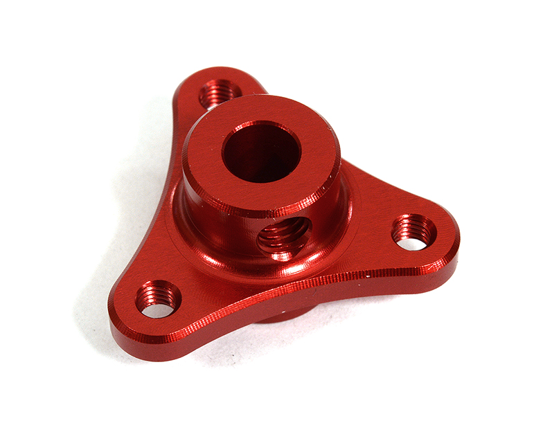 C31234RED Special 0.8M/MOD1 Spur Gear Adapter for ID 5mm Shaft (M4 Set Screw Required) - Image 1