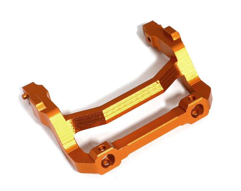 C31302ORANGE Billet Machined Front Bumper Brace for Axial 1/24 SCX24 C10 - Image 1