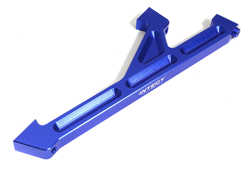 C31303BLUE Machined Front Chassis Support for Losi 1/10 Lasernut U4 4WD Brushless RTR - Image 1