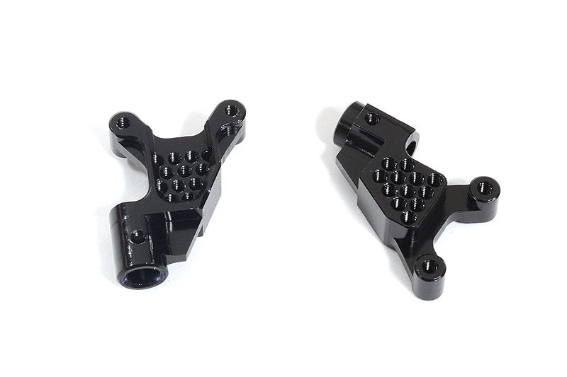 C31316BLACK Billet Machined Rear Shock Towers for Axial 1/24 SCX24 Rock Crawler - Image 1