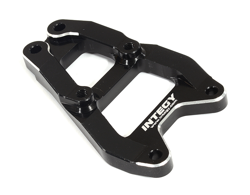 C31335BLACK Billet Machined Front Bumper Upper Support Brace for Losi 1/10 Lasernut U4 4WD - Image 1
