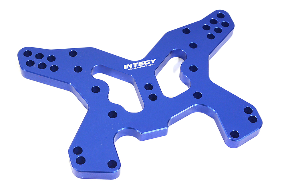 C31337BLUE Billet Machined Rear Shock Tower for Losi 1/10 Lasernut U4 4WD Brushless RTR - Image 1