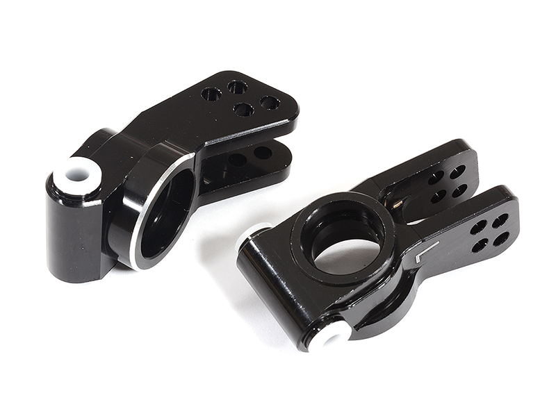 C31340BLACK Billet Machined Rear Hub Carriers for Losi 1/10 Lasernut U4 4WD Brushless RTR - Image 1