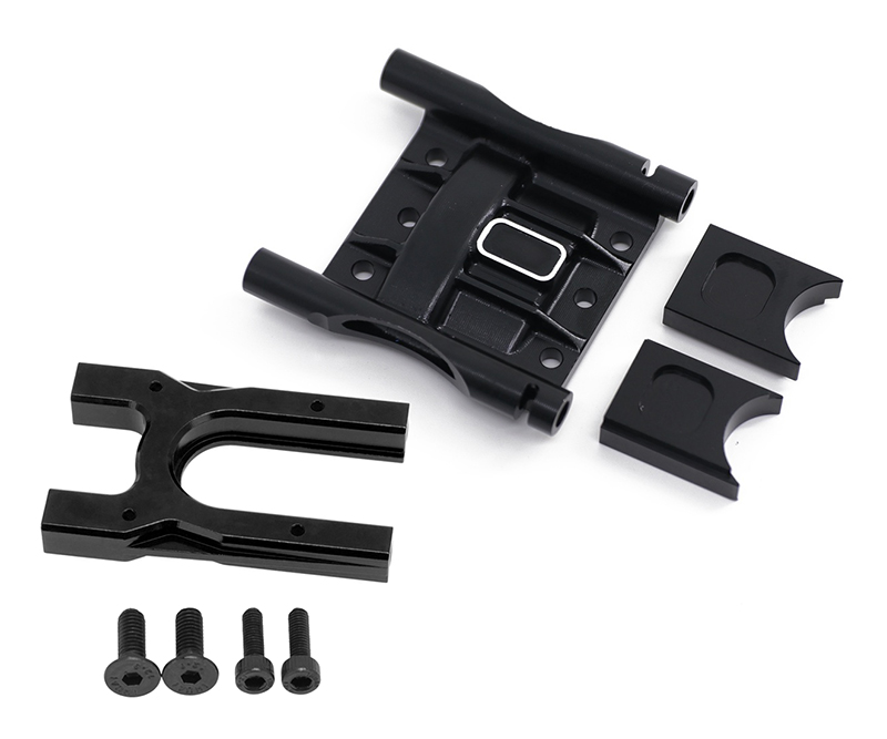 C31441BLACK Center Diff Cover w/ Mount for 1/8 Kraton, Outcast & Typhon 6S BLX ARA320499 - Image 1