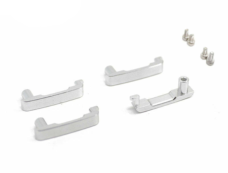 C31514SILVER Alloy Door Handles Add-On for Traxxas TRX-4 2021 Ford Bronco - Image 1