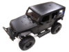 Realistic 1/10 Scale Off-Road Crawler Chassis in Black, 313mm Wheelbase