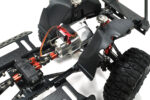 Realistic 1/10 Scale Off-Road Crawler Chassis in Black, 313mm Wheelbase - Image 9