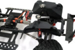 Realistic 1/10 Scale Orange Off-Road Crawler Truck with 313mm Wheelbase - Image 6