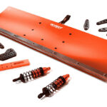 Alloy Machined 400mm Snowplow Kit for Losi 1/10 Lasernut U4 4WD Brushless RTR