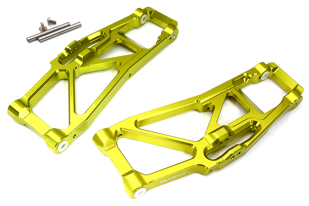 C31634GREEN Billet Machined Lower Suspension Arms for Traxxas 1/10 Maxx V2 w/ WideMaxx 8999 - Image 1