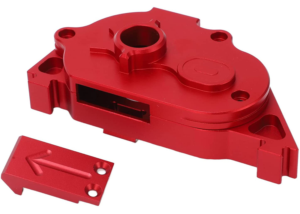 C31678RED Alloy Motor Mount Set for Arrma 550 Mega Granite/Senton/Typhon (ARA311029) - Image 1