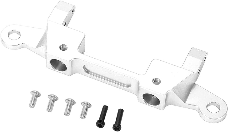 C31692SILVER Alloy Machined Rear Bumper Mount for Axial SCX6 251008 - Image 1