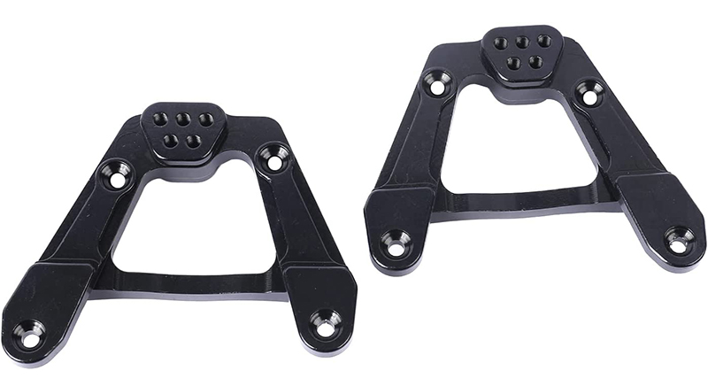 C31695BLACK Alloy Machined Rear Shock Towers for Axial SCX6 251001 - Image 1