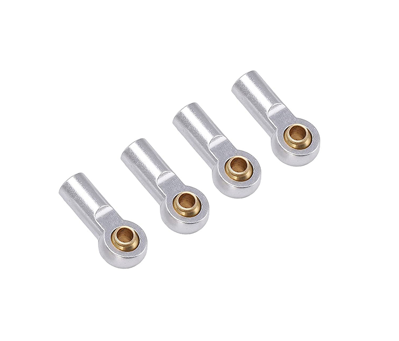 C31749SILVER Alloy Machined M3 Size Short Ball Ends Type Tie Rod Ends, Ball Links - Image 1