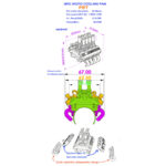 Motor Cooling Fans w/ Realistic V8 Engine Cover for 540 Size Motor (36mm O.D.) - Image 5