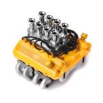 Motor Cooling Fans with Realistic V8 Engine Cover for 540 Size Motor (36mm O.D.)