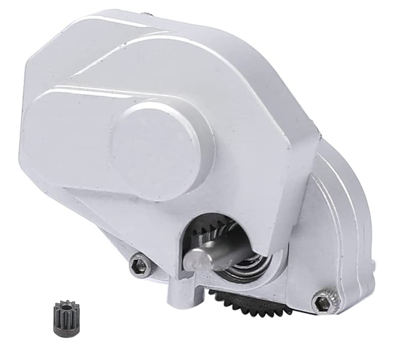 C31796SILVER Alloy Center Gearbox w/ Internals for Axial 1/24 SCX24 Rock Crawler - Image 1