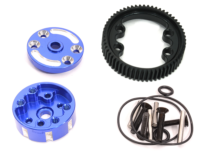 C31825BLUE Machined Alloy Diff Case for 1/10 Slash 2WD, Stampede 2WD & Rustler 2WD 2381X - Image 1