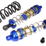 Alloy Machined HD Big Bore Shocks (2) 120mm for 1/8 Scale Off-Road - Blue