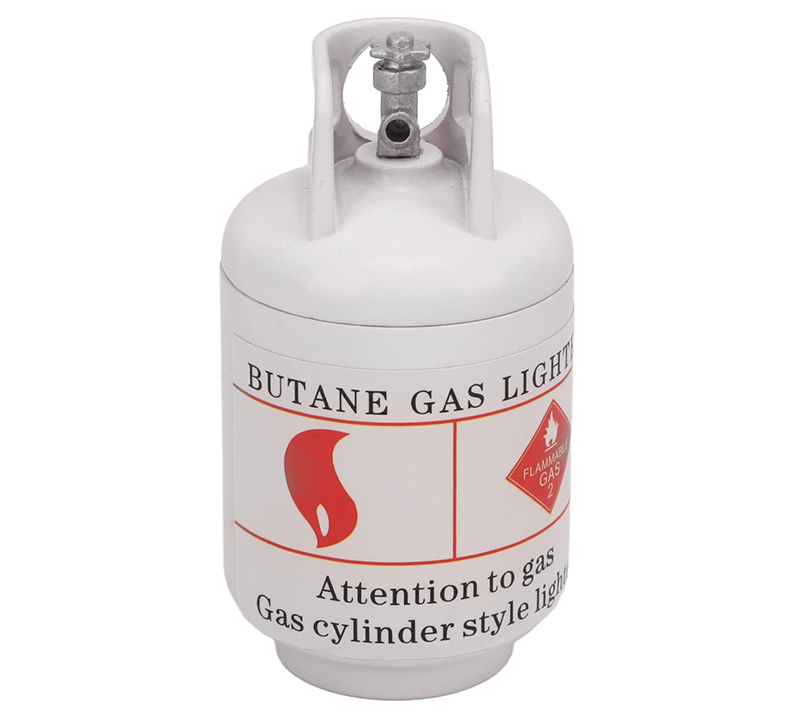 C31843WHITE Realistic 1/10 Scale Size Model Butane Gas Tank - Image 1