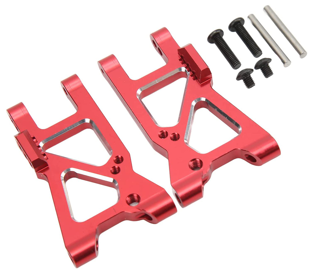 C31852RED Alloy Machined Rear Suspension Arms for Traxxas 1/10 4-Tec 2.0 & 4-Tec 3.0 - Image 1