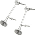 Realistic Stainless Steel Metal Air Horn Set 48mm for Tamiya 1/14 Tractor