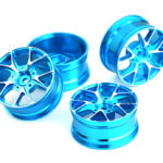 10 Spoke Alloy Wheel Set (4) for 1/10 On-Road Touring W=26mm Offset 3.5mm