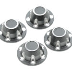 Alloy Machined Center Wheel Hub Caps (4) for Axial SCX6 45001