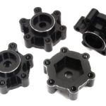 Billet Machined 17mm Hex-to-6 Bolt Wheel Adapters for Losi 1/8 LMT 1.0