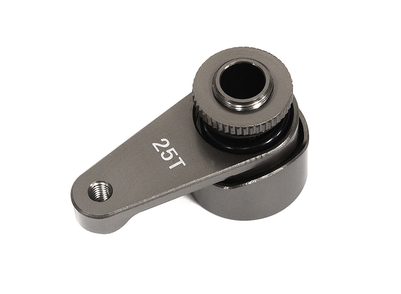 C31990GREY Billet Machined 25T Alloy Servo Saver for Losi 1/8 LMT 1.0 4WD Monster Truck - Image 1