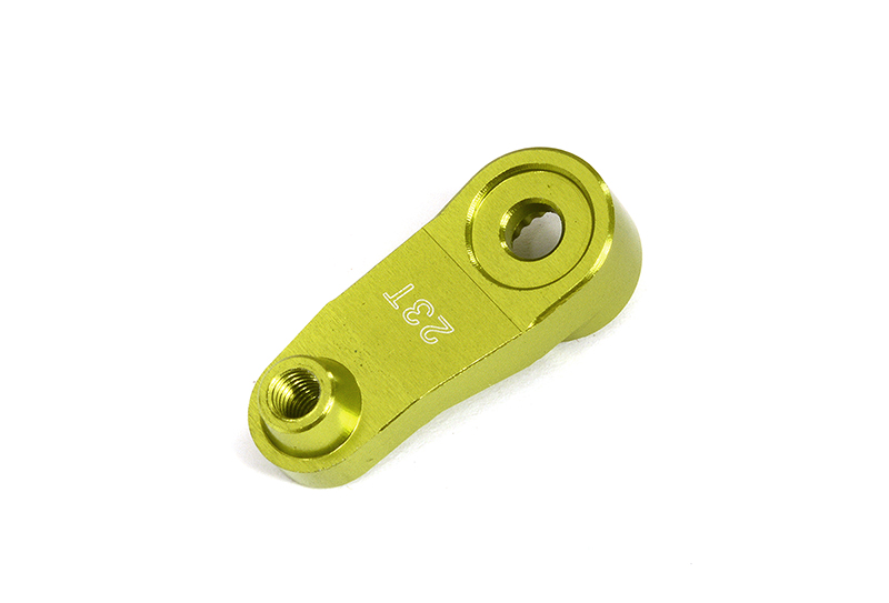 C31991GREEN Billet Machined 23T Servo Arm for Losi 1/10 22S Drag, ST & SCT - Image 1