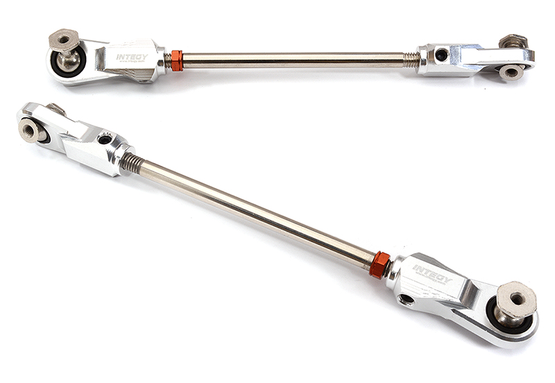 C32006SILVER Billet Machined Steering Linkages for Arrma 1/5 Kraton 4X4 8S BLX ARA340156 - Image 1
