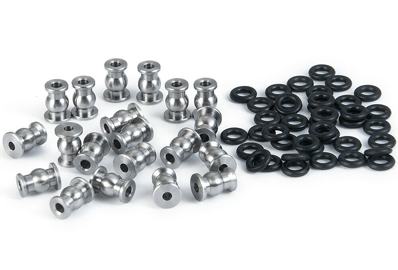 C32089 Alloy Machined 3.5mm Linkage Ball Set for Axial SCX24 Crawler - Image 1