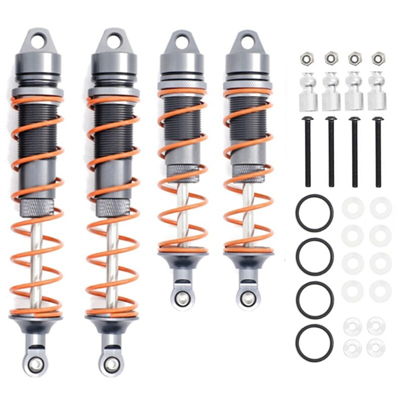 C32207GUN Shock Absorbers Set of 4 for Arrma 1/8 Kraton 6S BLX V5 ARA330621 ARA330622 - Image 1