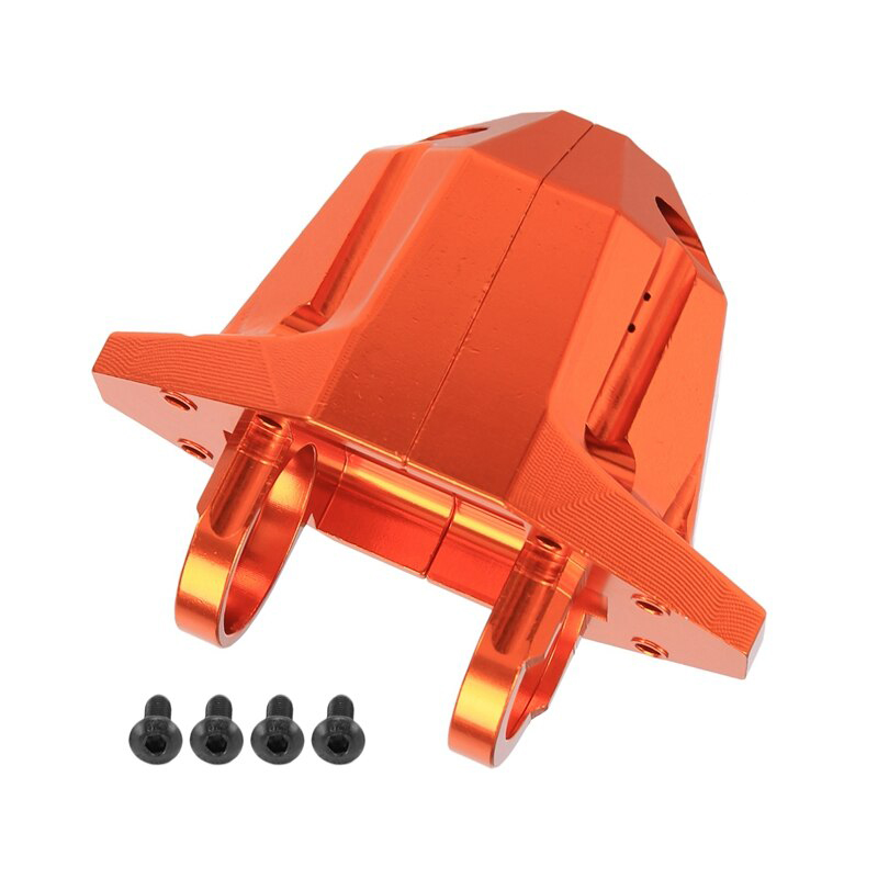 C32209ORANGE Machined Rear Differential Housings for Traxxas 1/7 Unlimited Desert Racer 8541 - Image 1