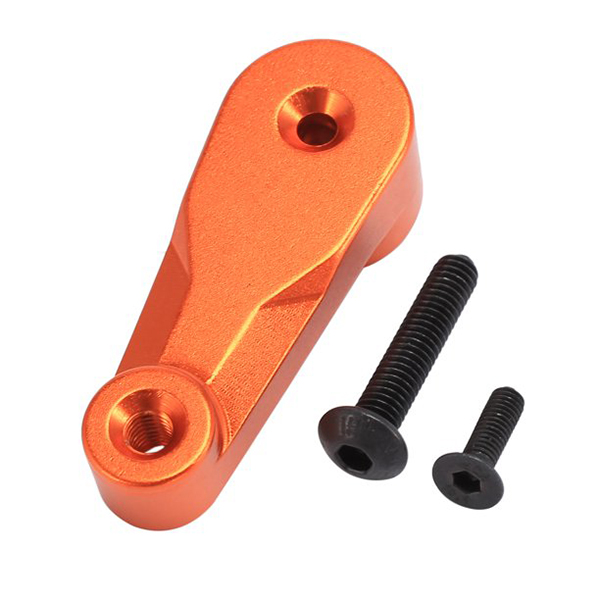 C32217ORANGE Alloy Machined Steering Servo Horn for Axial SCX6 251010 - Image 1