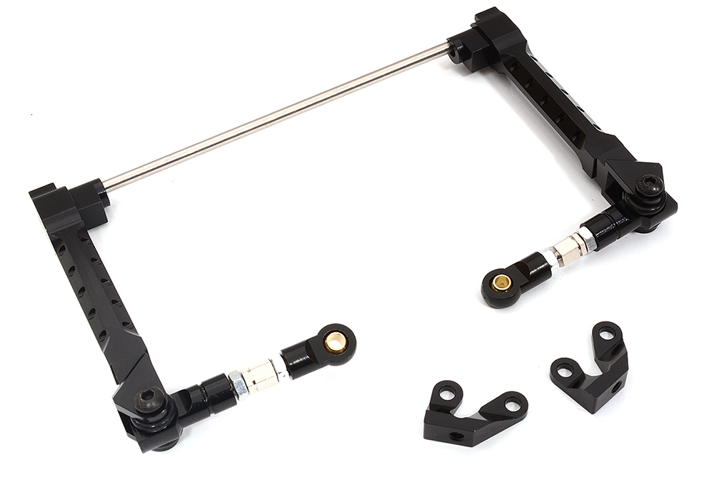 C32284BLACK Rear Anti-Roll Sway Bar Set for Axial Wraith 2.2 & RR10 - Image 1
