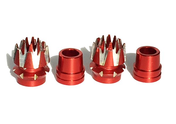 C32286RED Transmitter Stick Ends 3mm Size for Futaba Type Radio - Image 1