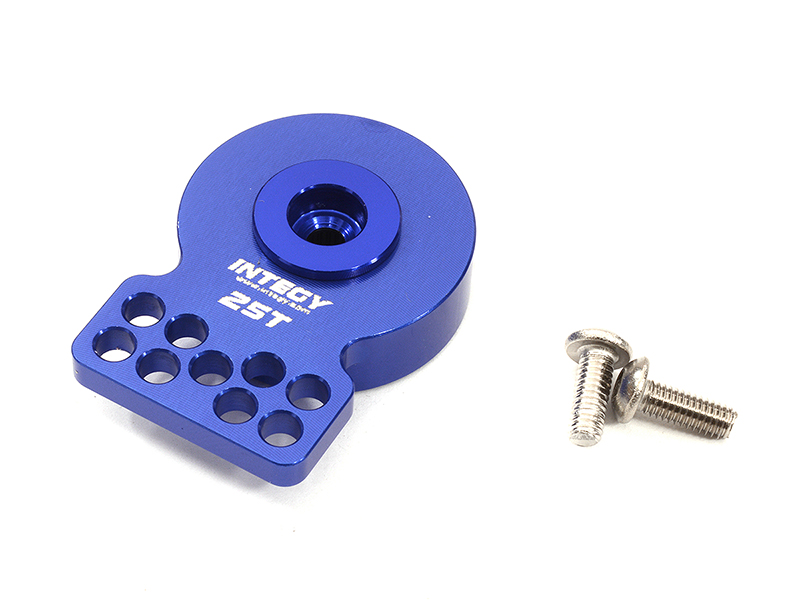 C32314BLUE Universal Alloy Servo Saver 25T for Futaba Servo (r=17, 16, 20, 17, 21mm) - Image 1