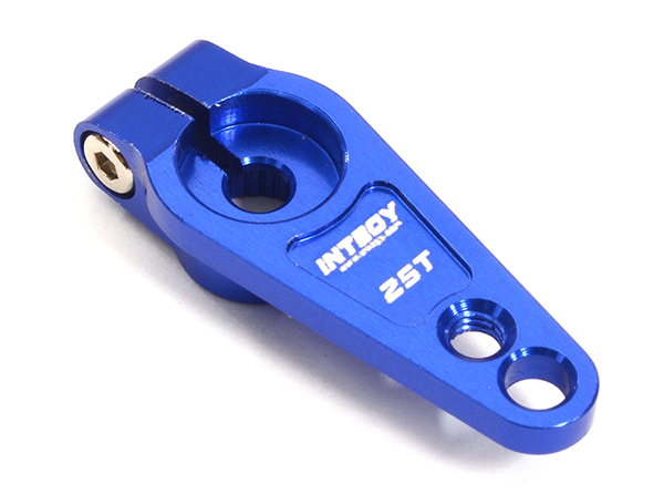 C32323BLUE Blue Billet Machined Alloy Servo Horn 25T for Futaba Servos (r = 15mm, 19mm) - Image 1