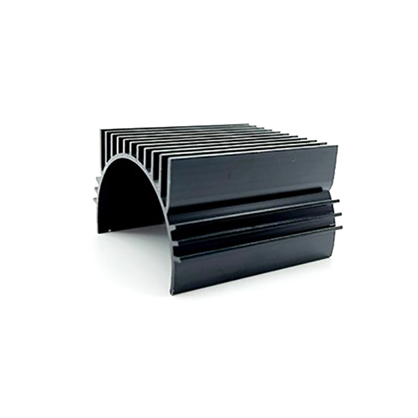 C32381BLACK Universal Black Alloy Clamp-On Heatsink for Brushless Motor Cooling - Image 1
