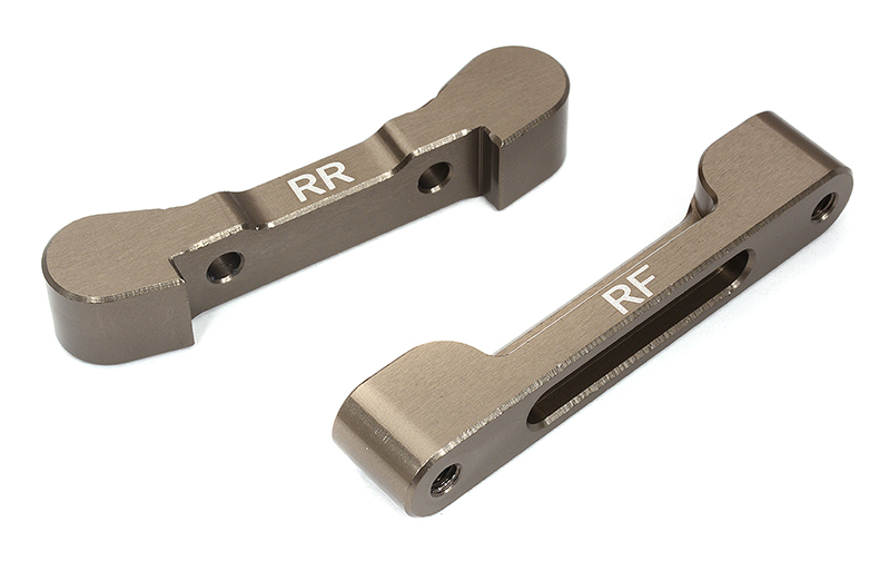 C32406GREY Billet Machined Rear Pivot Blocks 3.5 Degree Toe for Losi 1/10 2WD 22S Drag - Image 1