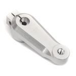 Billet Machined 15T Silver Steering Servo Arm for Axial 1/6 SCX6 251010