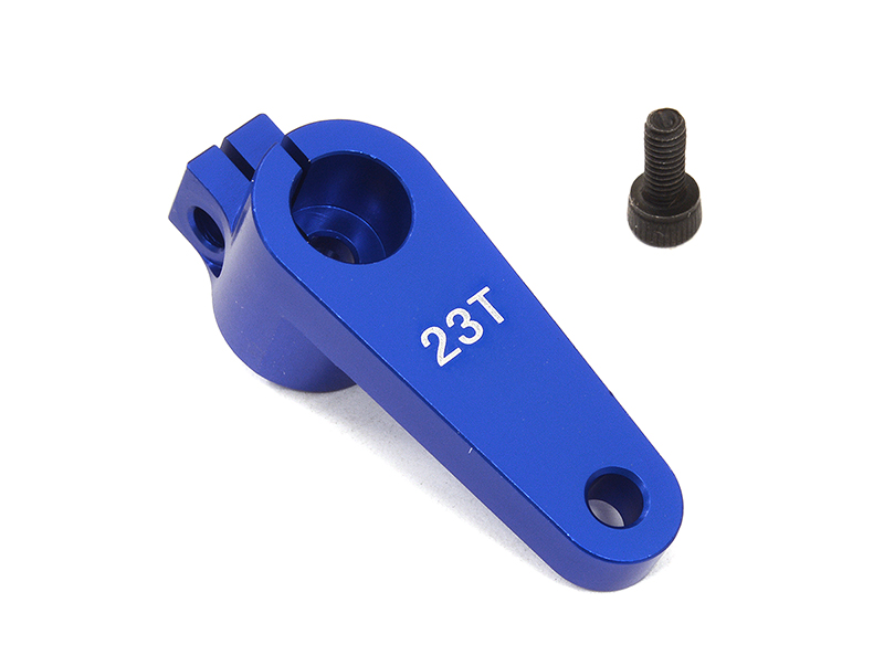 C32418BLUE Billet Machined Alloy Servo Arm 23T for Arrma 1/8 Kraton 6S BLX V5 ARA340180 - Image 1