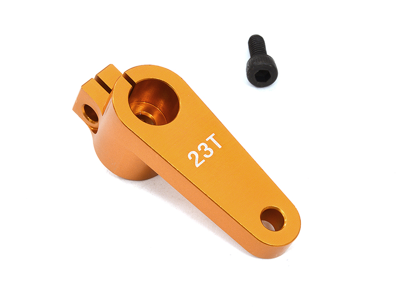 C32418ORANGE Billet Machined Alloy Servo Arm 23T for Arrma 1/8 Kraton 6S BLX V5 ARA340180 - Image 1