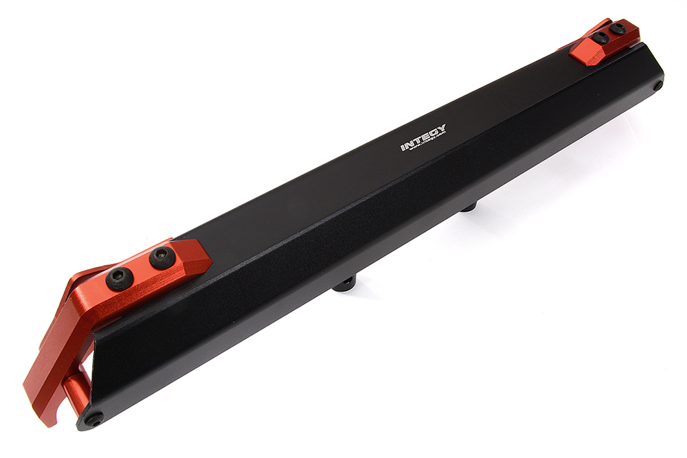 C32426RED Billet Machined Rear Bumper Upgrade for Axial SCX6 JLU Wrangler 1/6 Scale 250002 - Image 1