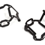 Black Metal Tail Light Protectors for Axial SCX6 1/6 Scale JLU Wrangler