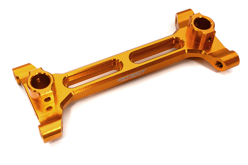 C32432ORANGE Orange Billet Machined Rear Shock Tower Brace for Axial 1/6 Scale SCX6 251009 - Image 1