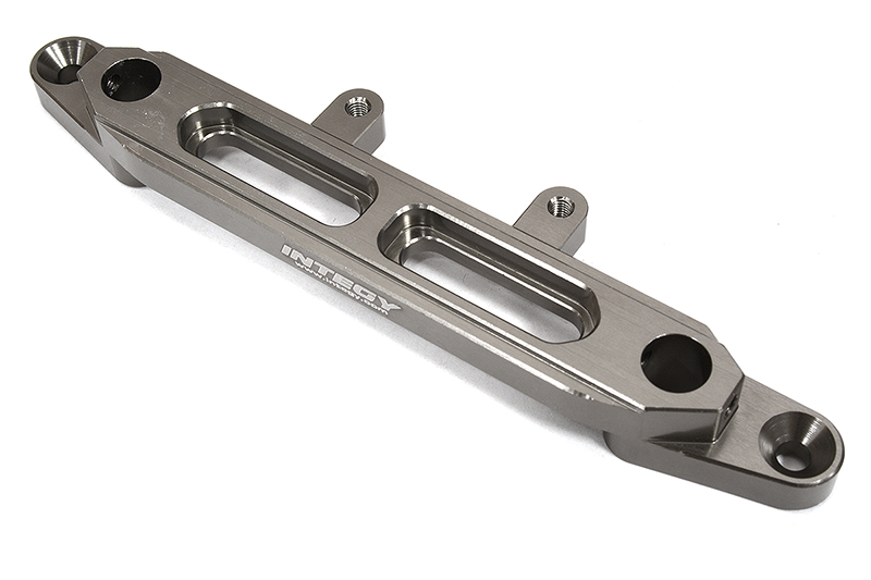 C32549GREY Grey Billet Machined Front Upper Chassis Brace for Axial SCX6 251005 - Image 1
